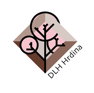 DLH Hrdina branding company design flooring illustration logo redesign vector wood