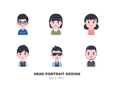 Head Portrait avatar avatar design avatar icons avatars head head portrait role