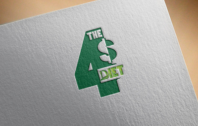 4$ Diet logo Idea branding design graphicdesign illustration illustrator logo logo design logos logotype vector