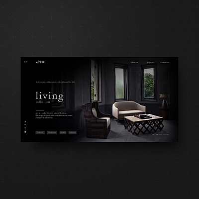 VIVERE RAYA living branding design furniture logo ui uidesign ux web web design webdesign