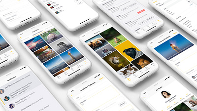 Mobile Application creative design design inspiration icon landing page minimal design mobile app design mobile application mobile design mobile ui photography photography app social app ui ui ux design ui design ux visual design