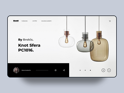 Lighting store branding design lighting ui ux web website