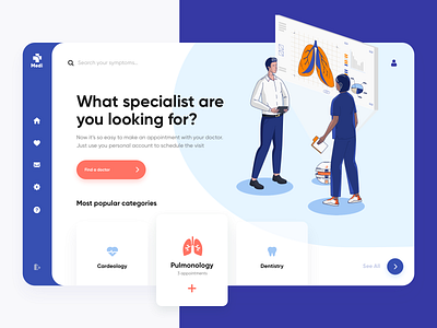 Telemedicine Desktop CRM - App Concept app app design app ui crm dashboad dashboard app dashboard ui hospital illustration medecine medical medicine telemedicine