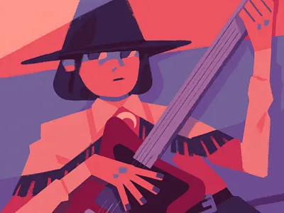 boy witch illustration procreate