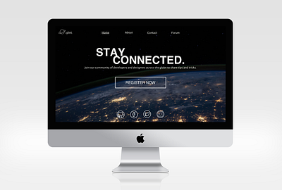 DailyUI: Landing Page design digital design imac logo ui uidesign uiux user experience user interface user interface design userinterface ux web web design website