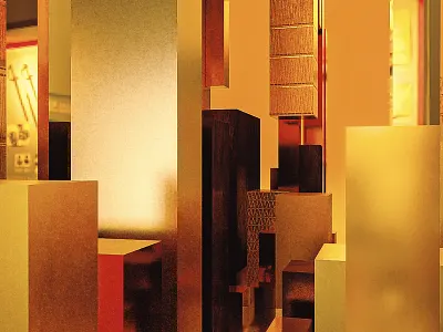 24 Carat 24 carat 3d 3d art abstract abstract art abstraction adobe dimension carat design dimension gold gold brick gold foil gold shape golden illustration shape yellow