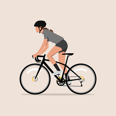 Bicycle Illustration design flat illustration flatdesign illustration photoshop