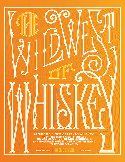 Texas Monthly Magazine_2 design editorial illustration labeldesign lettering packaging print print design publication type typedesign typography