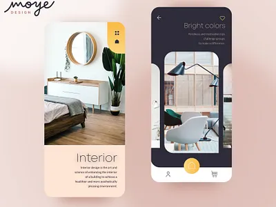 Interior App app design interior design minimal mobile design moye moyedesign ui ui design ux ux design