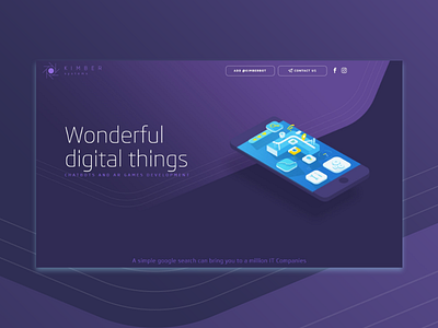 Landing page for Telegram bot design landing page ui web