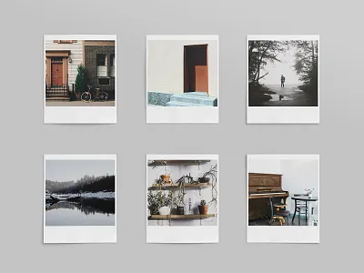 Realistic Polaroid Mockup Set download mockup mockups photo photograhy pixelbuddha polaroid showcase vintage