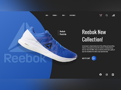 Shoes adobexd reebok shoes ui