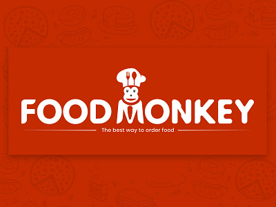monkey food design icon illustration logo minimal typography ui ui design vector