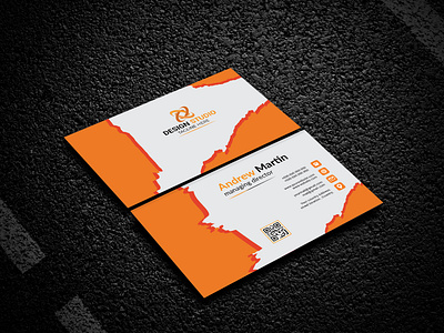 Professional Business Card branding business card logo care visiting card design flyer illustration logo stationary training business card typography