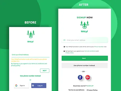 Redesign signup screen app design illustration ios ios app minimal mobile app mobile ui redesign ui ux website