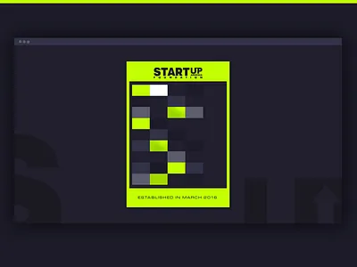 Startup Armenia Foundation branding colors green illustration logo logo design poster startup startup armenia startup armenia foundation startup branding