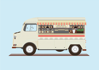 Citroen wine truck