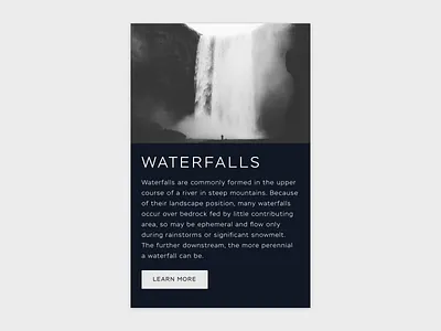 Daily UI // Day 045 // Info Card card dailyui design infocard minimal typography ui ux vector web