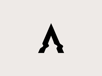 Atlantic Magazine — Logo a logomark art atlantic branding caligraphy illustration letter lettering lettering art lettermark letterpress logo logofolio logotypes magazine minimal minimalist logo typography wave logo