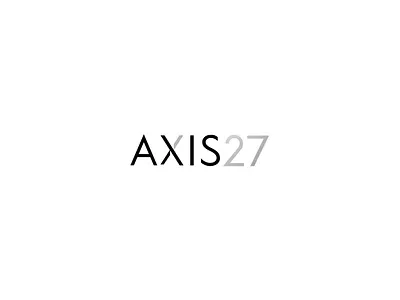 Axis 27 Logo brand branding design identity illustrator logo mark minimal type typography
