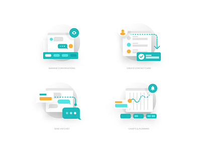 Mini Illos - Messaging call out callout icon icon design icon set iconography icons illos illustration illustration design illustrations interface product ui ui element ux web