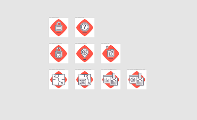 Vehicle tracking icons