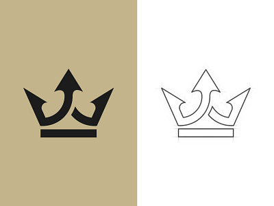 Royal Crown Logo apparel arrow bold clothing club community connection crown emblem fashion king kingdom logo majestic monarch queen regal royal wealth management