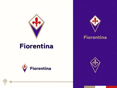 Rebranding Serie A - Fiorentina branding club crest fiorentina football logo logo design rebranding serie a soccer