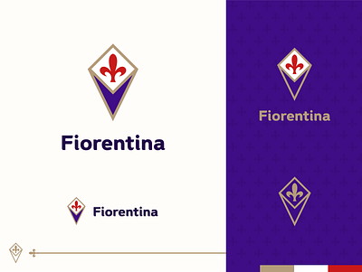 Rebranding Serie A - Fiorentina branding club crest fiorentina football logo logo design rebranding serie a soccer