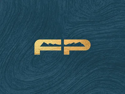 Logotype Francesco Perozeni branding entrepreneur entrepreneurship f identity logo logotype mark mountains nature p power strength