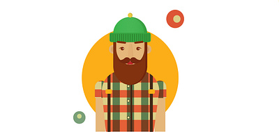 Lumberjack graphic design illustration vector