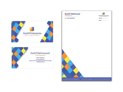 business card 2 01 fiver social media design stationary designs