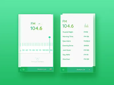 Radio app ui mobile app mobile app ui mobile radio ui mobile radio ui