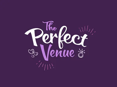 The Perfect Venue logo love purple reality tv wedding