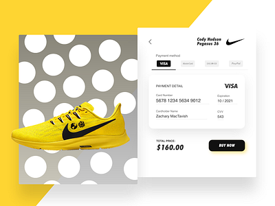 Nike Checkout branding dailyui design ui ux ux uxui