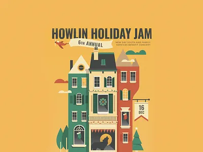 Howlin Holiday Jam Poster