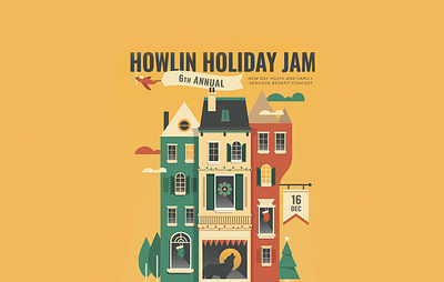 Howlin Holiday Jam Poster