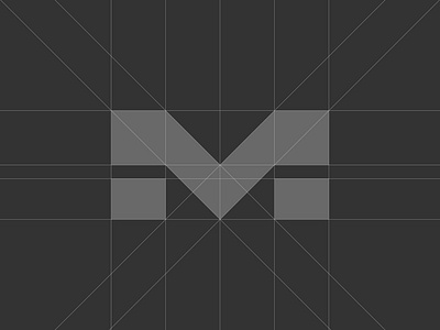 M + V brand branding design designer graphic grid grid design grid logo icon identity illustration logo logo construction monogram symbol typography vector web лого логотип