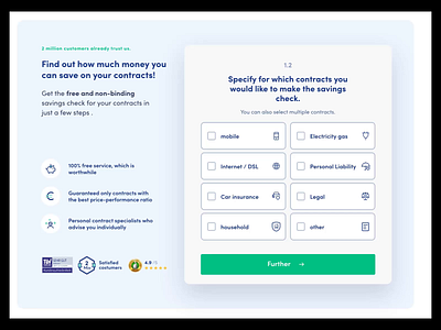 Leadbox landing page ui design