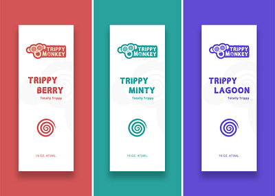 Trippy Monkey Drink 🐵 adobe illustrator branding design illustration logo vector