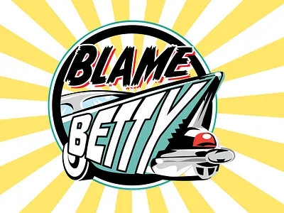 Blame Betty branding design illustration logo