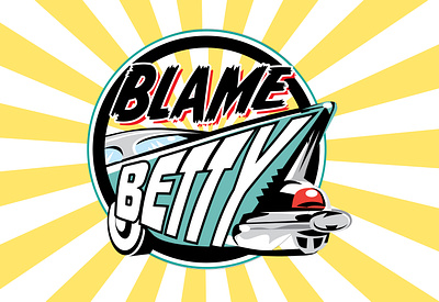 Blame Betty branding design illustration logo