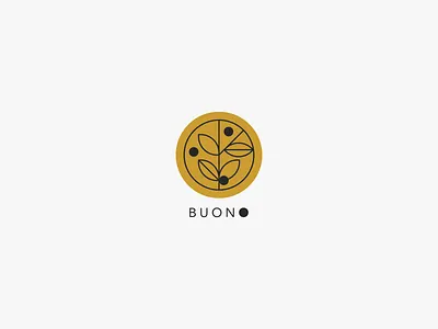 Logo design for Buono brand branding illustrator logo logo design logotype olive oil typography vector