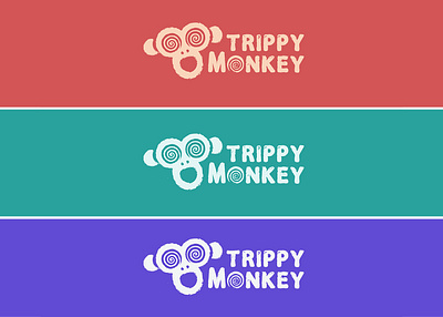 Trippy Monkey Logo 🐵 adobe illustrator branding design logo