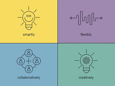 Social media campaign icons branding color design icon illustraion illustration social media social media design