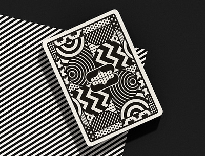 Messymod Playing Cards black geometric illustration art illustration design packaging packagingdesign playing card playingcards red vector