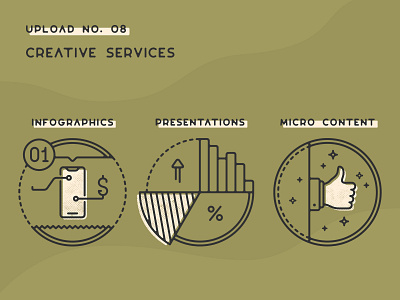 Infogravy | Creative Services Icons branding custom icon design flat flat design icon icons illustration line art outline vector