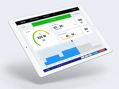 ERGdb.org - training web-app 🚲 chart counter dashboard dashboard app dashboard template fitness fitness app panel power speed sport timer trainer training ui ux web app website workout