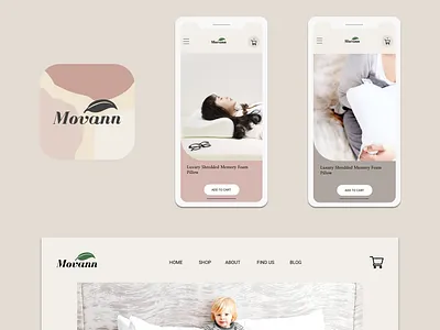 A Branding Website for Movann branding design ui ux website