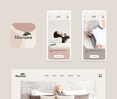 A Branding Website for Movann branding design ui ux website